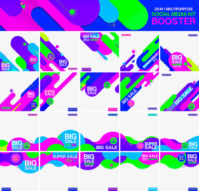Multipurpose social media kit booster