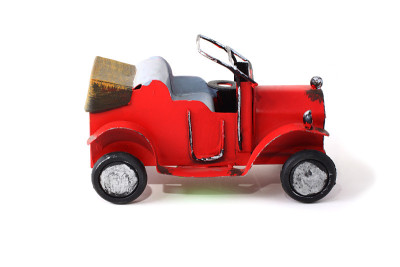 复古玩具红车