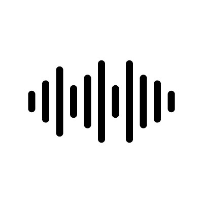 声波图标矢量Logo模板插图
