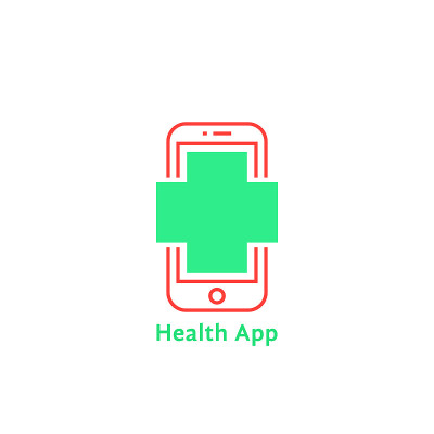 红色细线手机像简单的健康app