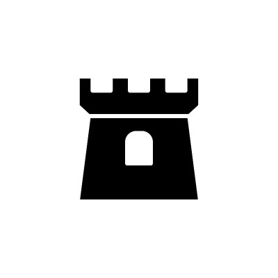 城堡图标矢量设计模板
