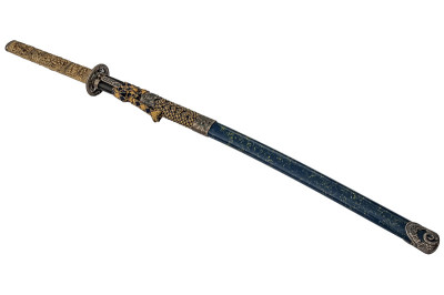 波刃武士刀孤立剑