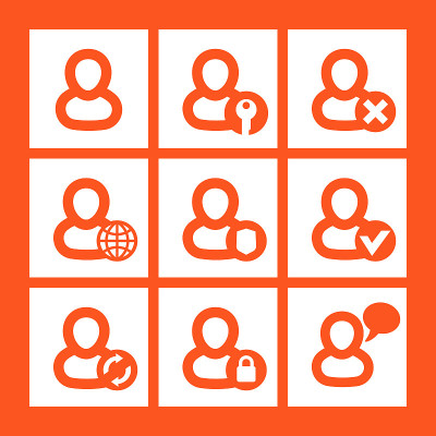 登录图标、帐号、登录象形图