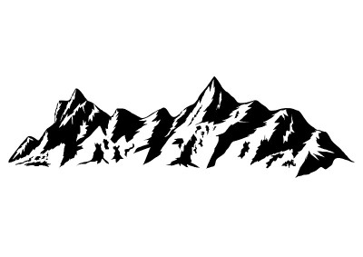 山轮廓