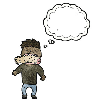 卡通吃人肉的人