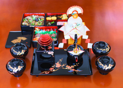 日本新年传统食品盒