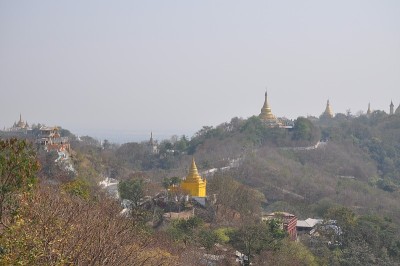实皆城全景，曼德勒，缅甸