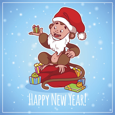 2016年的象征——一只猴子