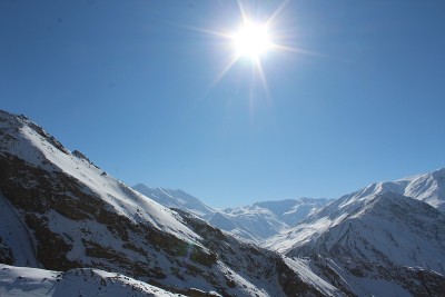 冬天的纳科村，金纳尔区，斯皮提山谷