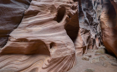 Wire Pass Canyon，犹他州，美国