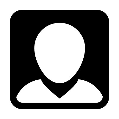 用户图标向量男性符号轮廓头像标志在平面颜色字形象形图
