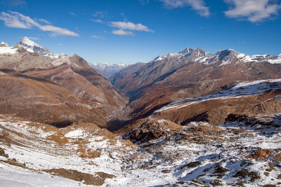 阿尔卑斯山泽马特全景