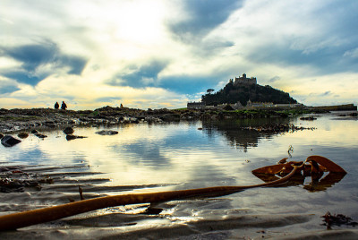 圣迈克尔山，Marazion，康沃尔，英国