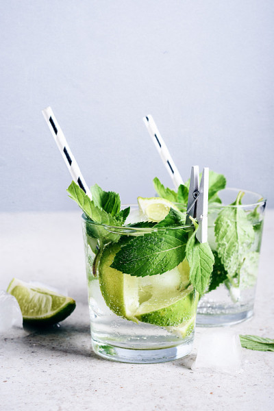 Mojito鸡尾酒。