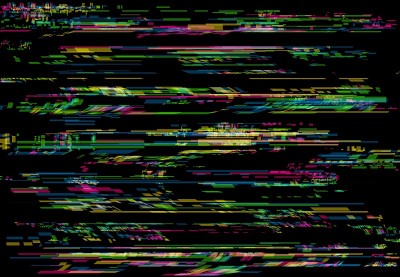 无信号故障背景的电视屏幕噪音