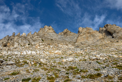 希腊奥林匹斯山的山峰
