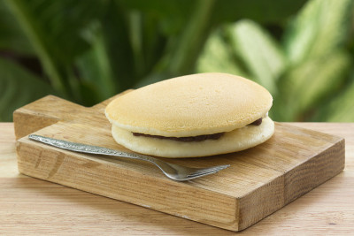 红豆馅红烧锅饼