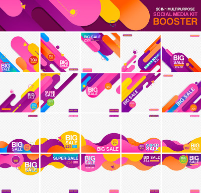 Multipurpose social media kit booster
