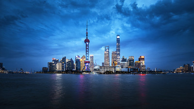 中国上海外滩夜景