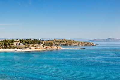 Agia Marina在Spetses岛，希腊