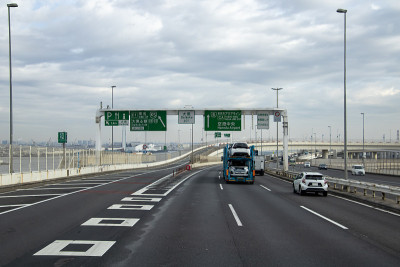 日本横滨大国路口