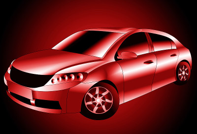 Hot Shiny Red Car..有魅力. .啊(^ ^)/ /
