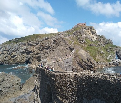 的观点Gaztelugatxe
