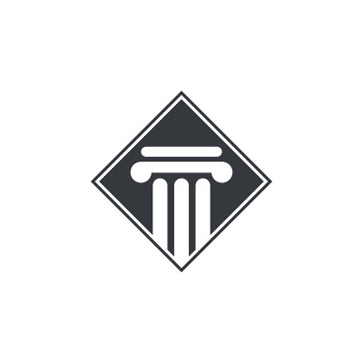 支柱图标矢量图例设计模板。