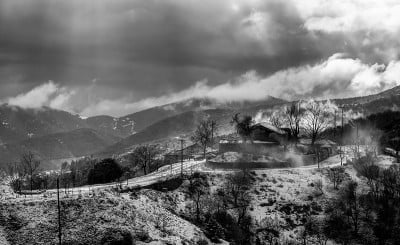 雪村在Zagorohoria，在bw
