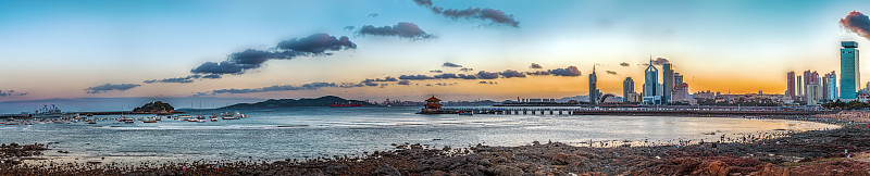 青岛海湾的风景