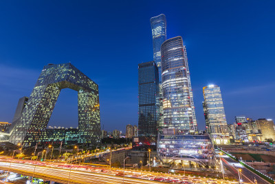 北京的夜景