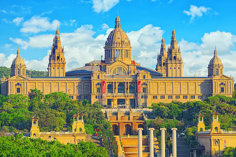 巴塞罗那国家博物馆(Museu Nacional d Art de Catalunya)，位于西班牙