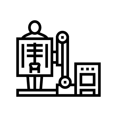 透视射线线图标矢量插图平坦