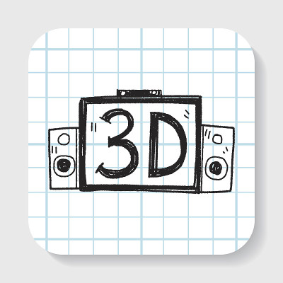 3 d电视涂鸦