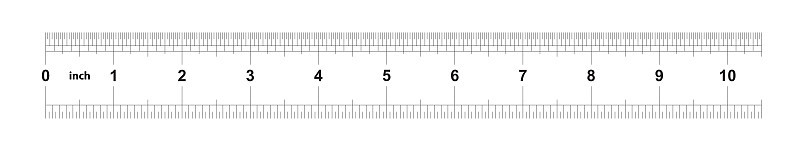 Ruler 10 inches, Imperial and Metric sistem size i