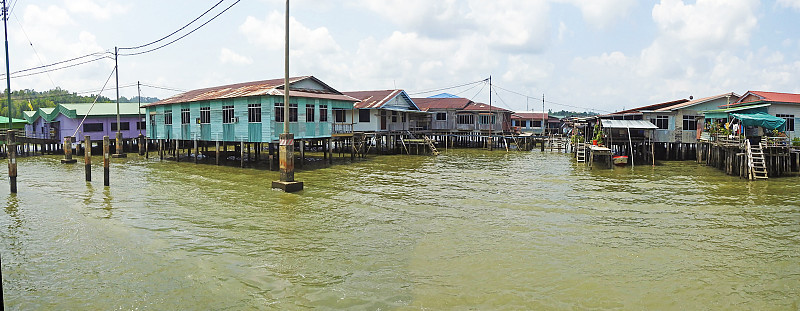 美丽的la - Palafitos village Ayer en镇文莱省