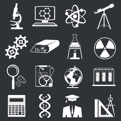 科学的图标集