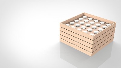 捣成直角的米糕3d