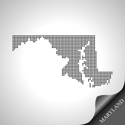马里兰的地图