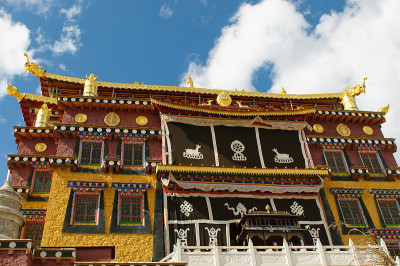 西藏松赞林寺，香格里拉，中国