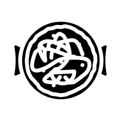 西班牙零食字形图标矢量插图