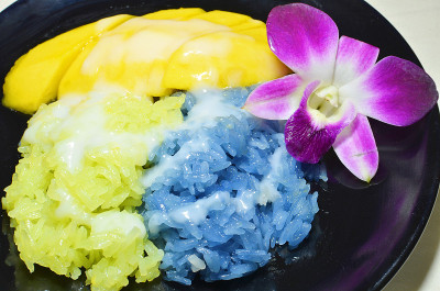 芒果糯米饭是泰国食品