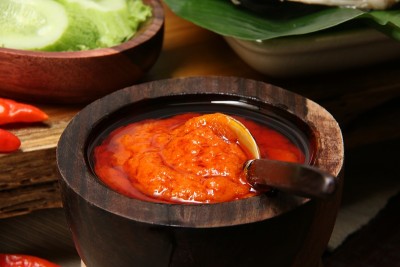 三巴红辣椒酱，帕东尼鸡肉酱的招牌红辣椒酱
