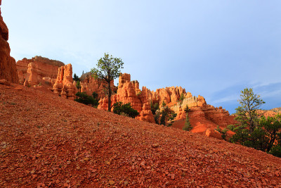 红色峡谷全景，犹他州，美国