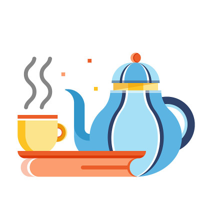 茶点时间平面插图