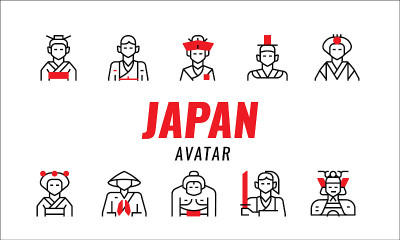 日本的传统角色。