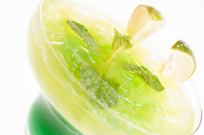 柑橘天堂鸡尾酒特写