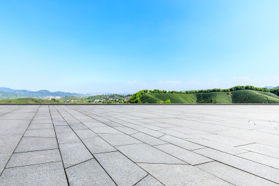 空楼绿山自然景观