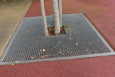 金属地板网格室外射击