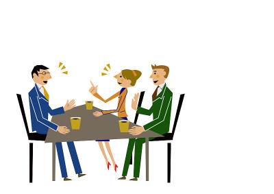 商务人士在开会。业务场景。